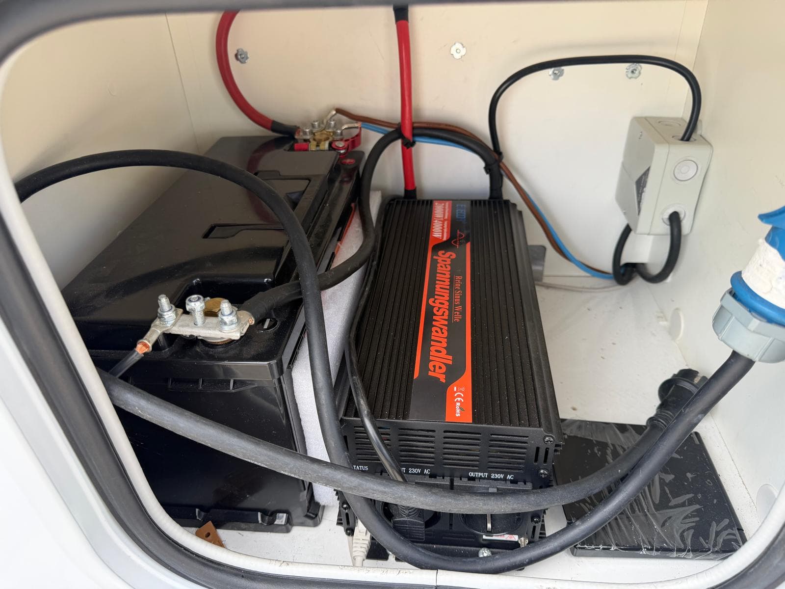 Mooveo INT 74QBH – Batterie und Bordtechnik